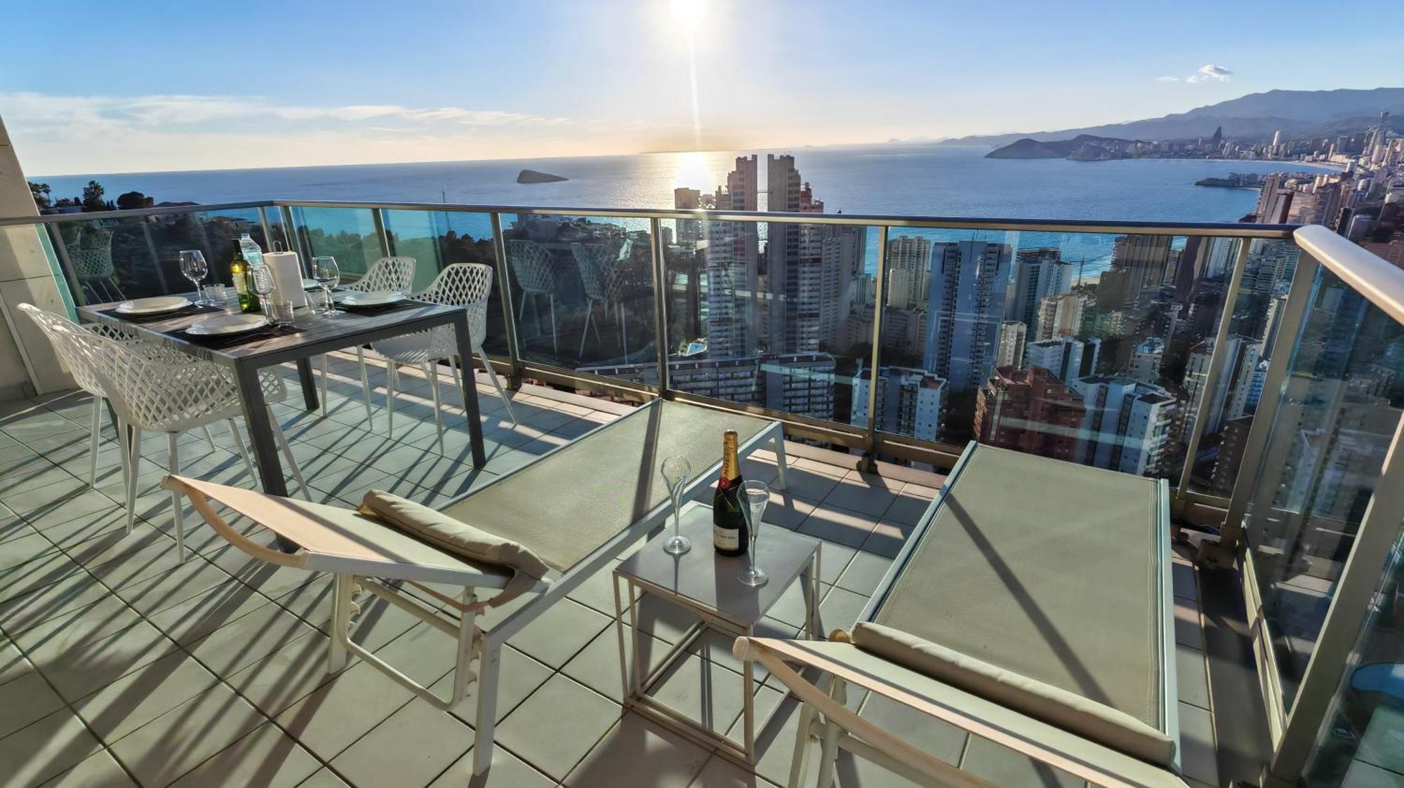 Appartement Skyline Floor 28 Sea Views à Benidorm Extérieur photo