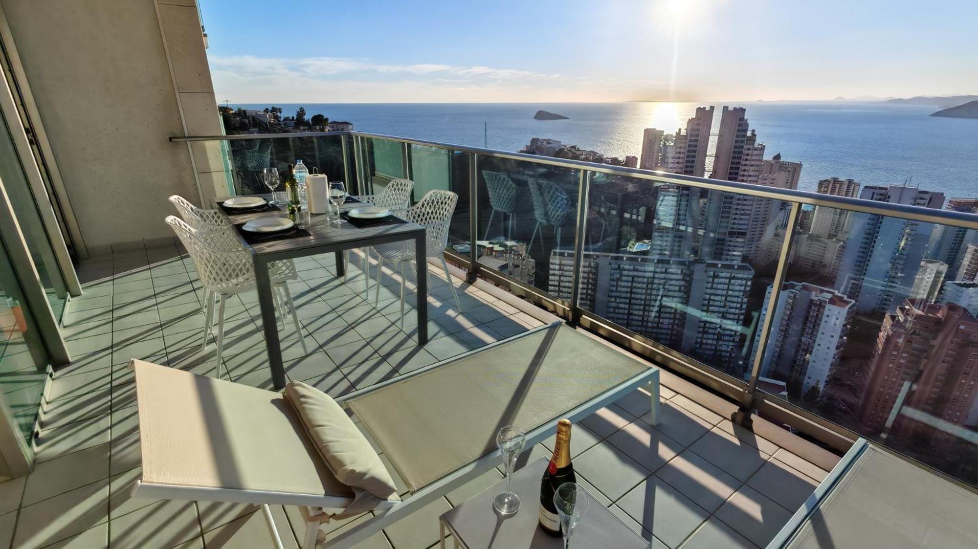 Appartement Skyline Floor 28 Sea Views à Benidorm Extérieur photo
