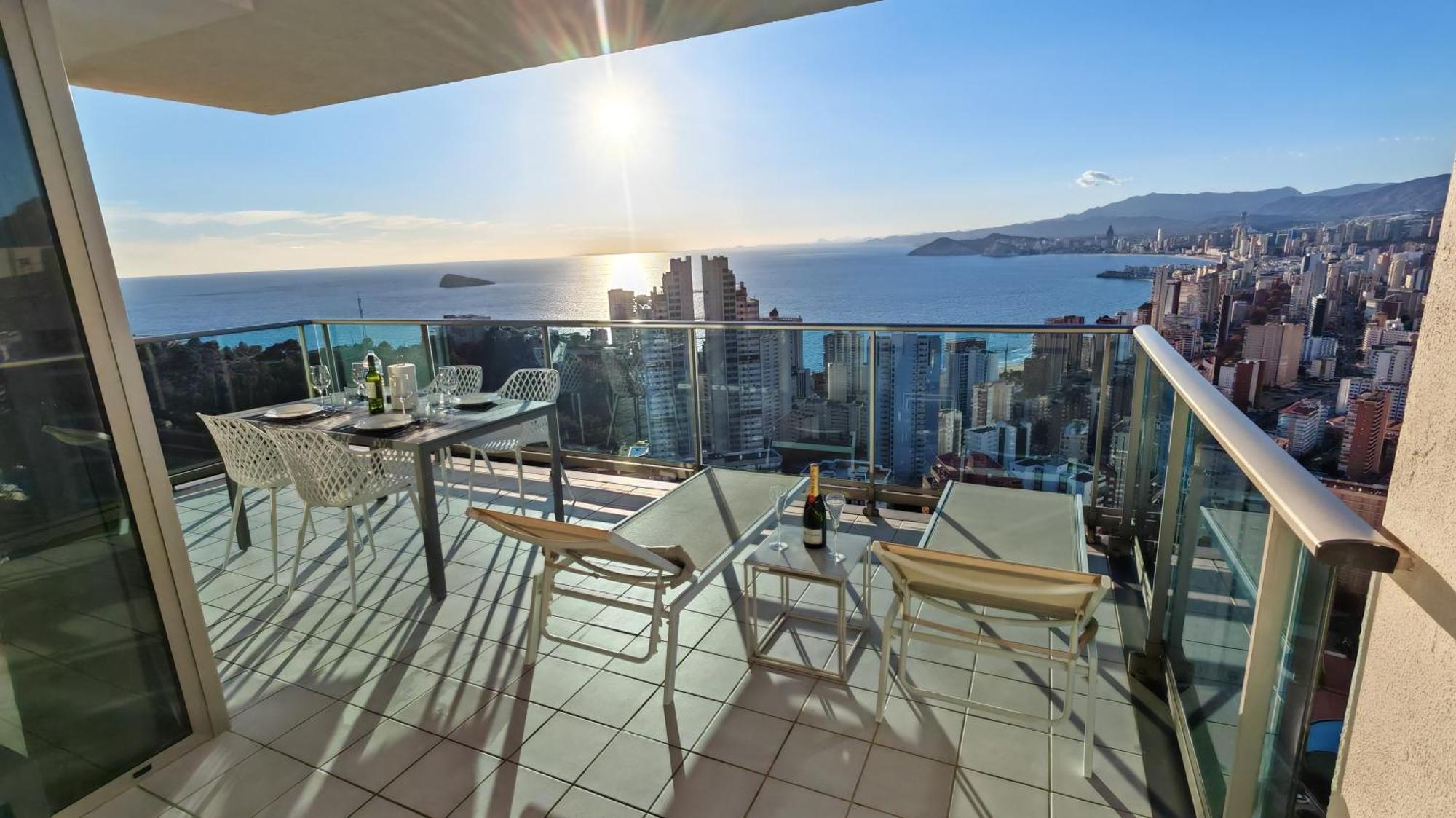 Appartement Skyline Floor 28 Sea Views à Benidorm Extérieur photo